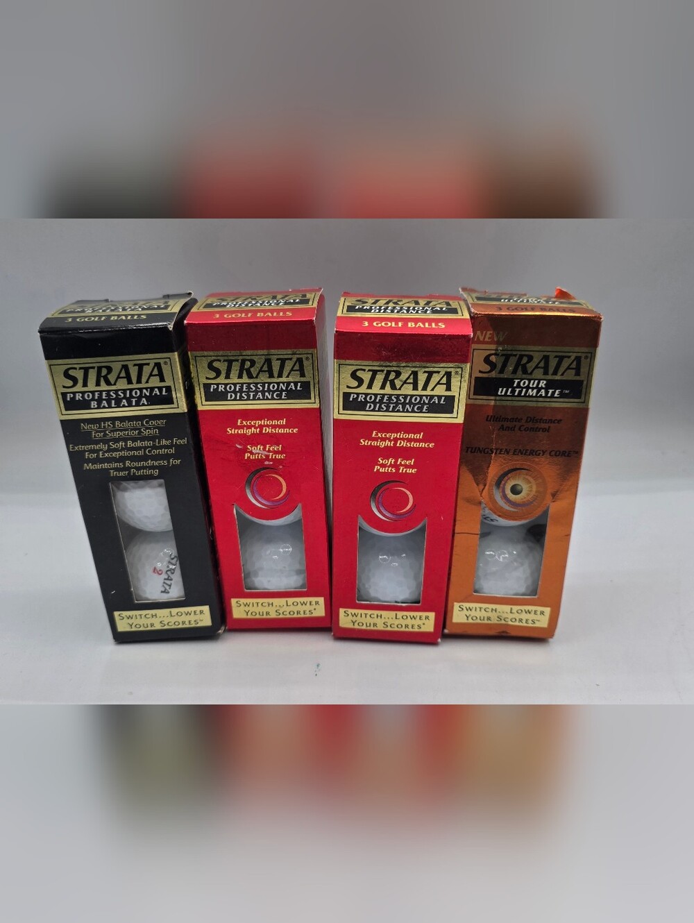 Strata Golf Balls Mixed Lot Of 12 Golf Balls.